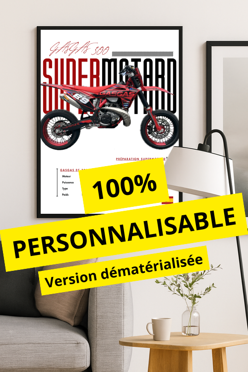 Cadre 100% personnalisé (version dématérialisée) - Spécial moto